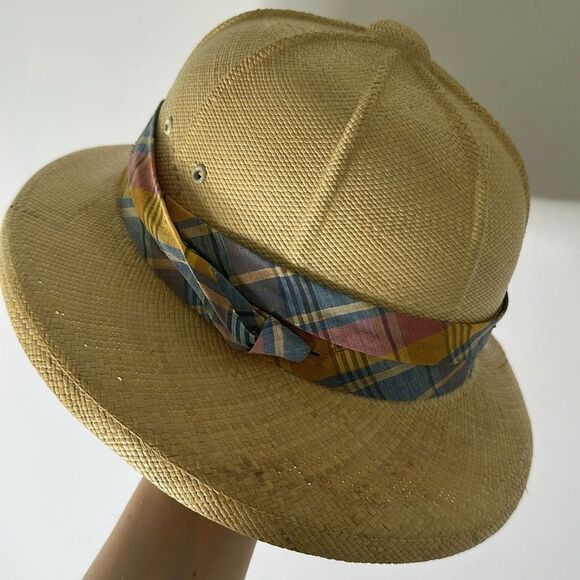 Vintage Churchill LTD 70s Straw Fedora - Picture 3 of 7